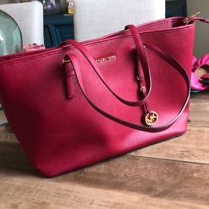 Michael Kors Red Shoulder Bag